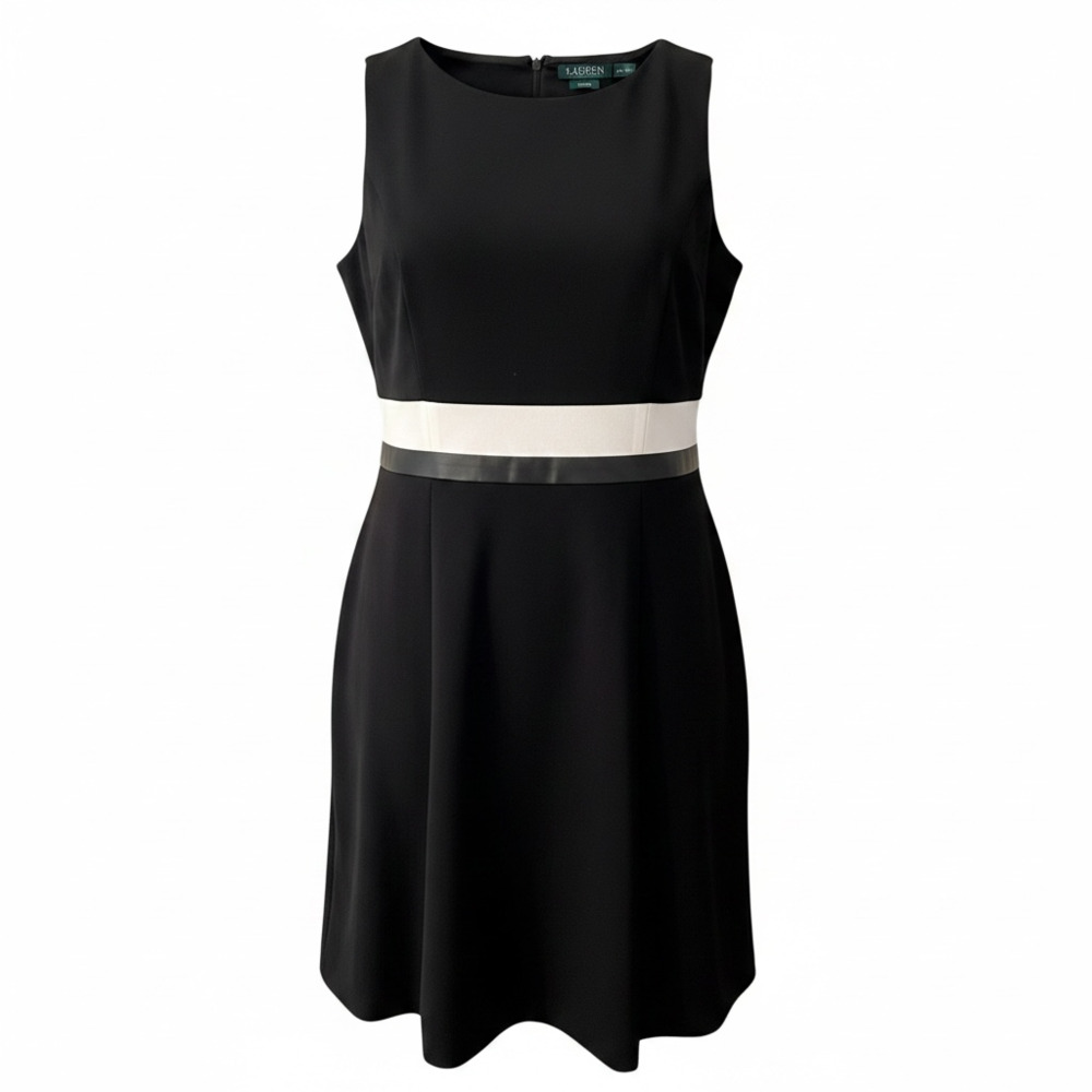 Ralph Lauren Sleeveless Fit and Flare Dress